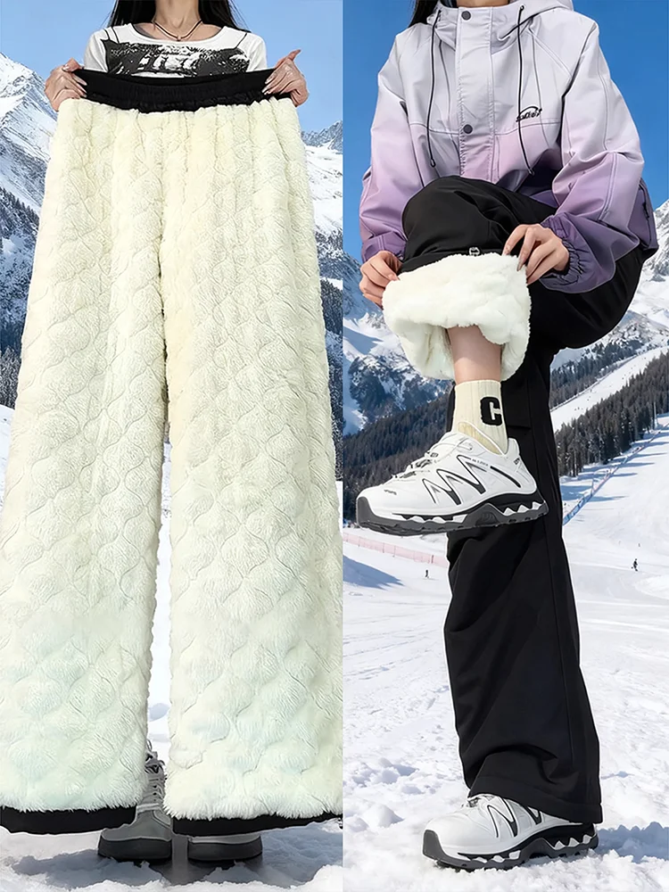 

Мужские брюки из утепленного хлопка Harbin Winter Thiened Lamb Velvet для катания на лыжах и холодной погоды