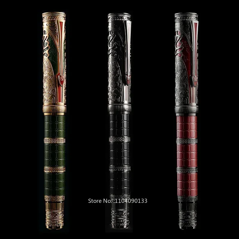 HongDian D5S Qin Dynasty Series With Converter Fountain Pen EF/F Polished Nib Exquisite Retro Writing Business New Pen