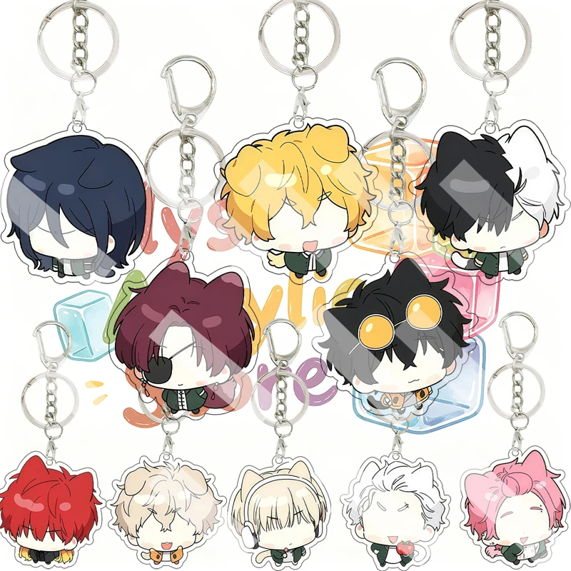 Porte-clés en acrylique imprimé dessin animé WIND BREAKER Q Version Kiryu Miharu Sakura HarukaNii Akihiko Kaji Ren, jouet pendentif