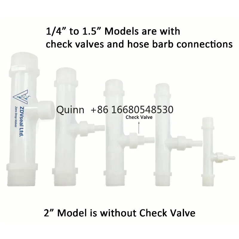 VD ZDVseal 1 Inch Venturi Nozzle DN25 BSP Thread White PVDF Jet Injector Pump Throat Pipe Ozone Water Mixer