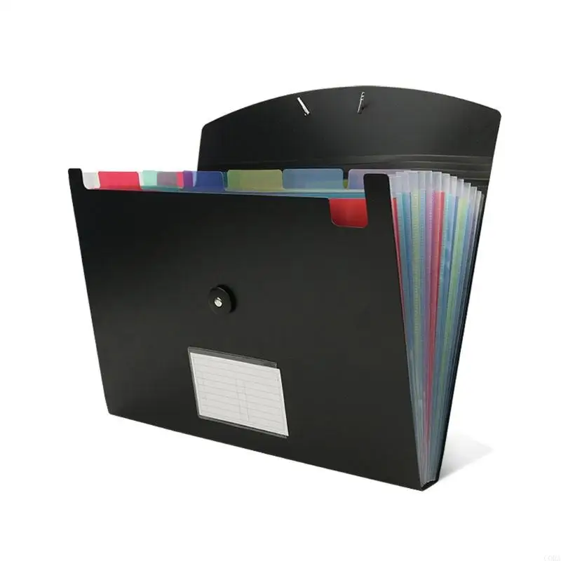 

CORA 7/13 Pockets Document Organiser Accordions Sorting Folder File Folder for Office