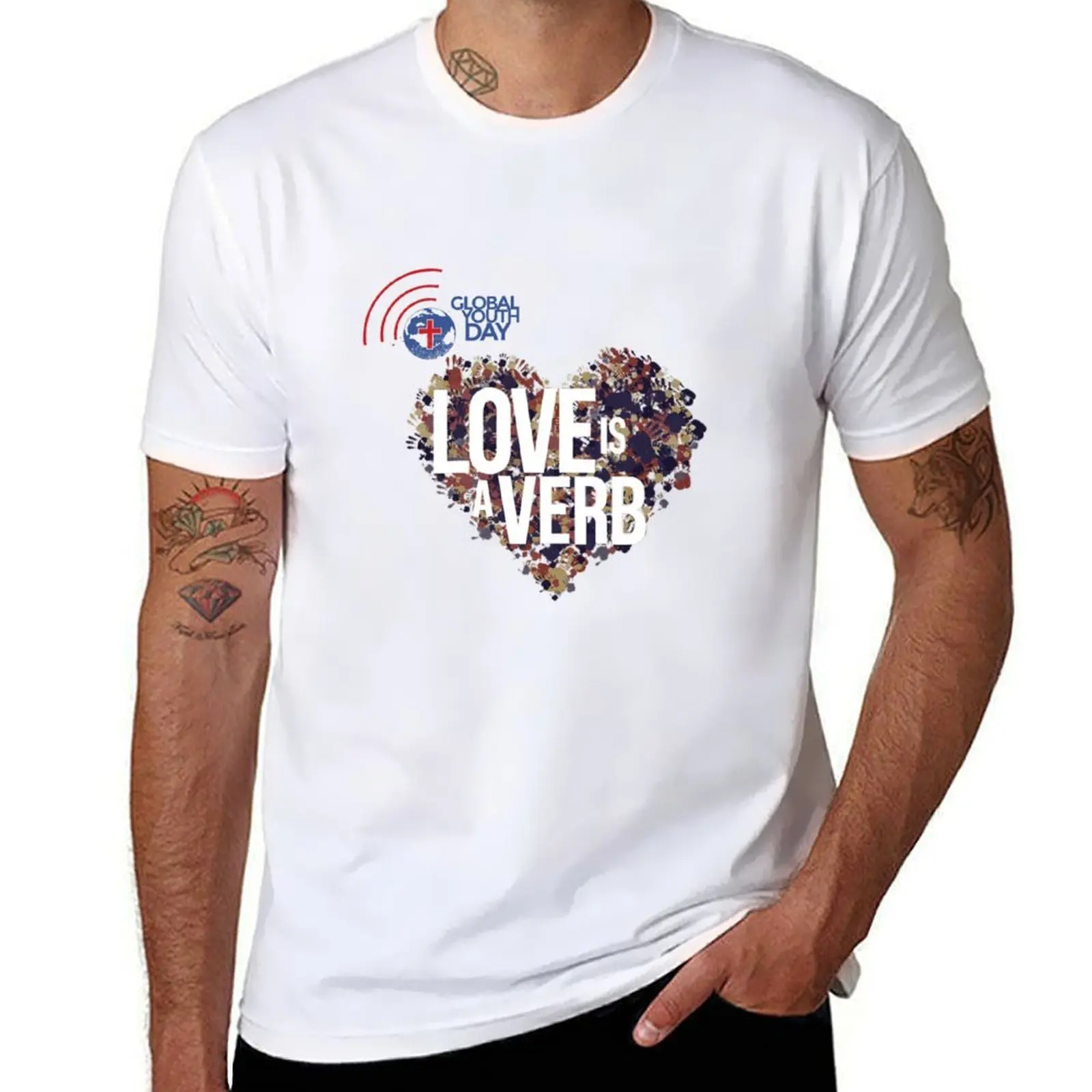 

Global Youth Day 2023 | Love is a Verb | GYD23 | GYD 2023 T-Shirt t shirts for man graphic vintage anime tshirt T-Shirt