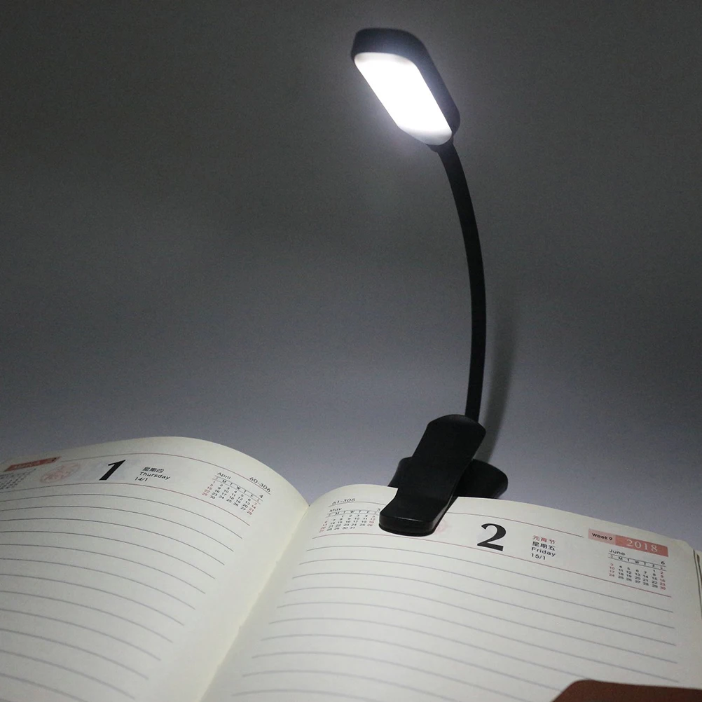 

Slim Rechargeable Led Book Light Usb Charging Reading Lamp For Home Study Bedroom Desktop Durable Energy Saving Small Night