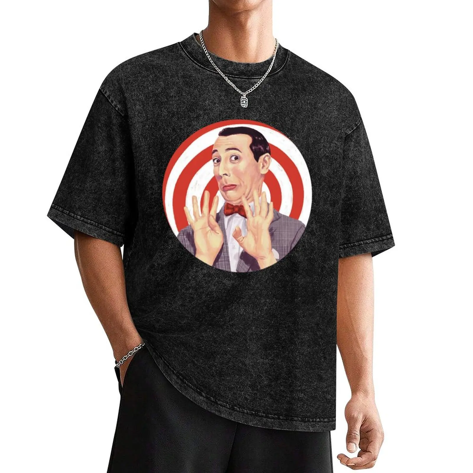 

Pee Wee Herman v T-Shirt plus sizes anime tshirt designer t shirt men