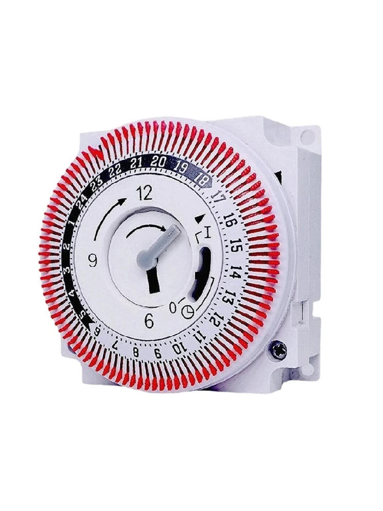 SHGO-minuterie mécanique 16A 230V, contrôleur de temps à cadran rotatif analogique, fonction quotidienne pour appareils industriels et ménagers