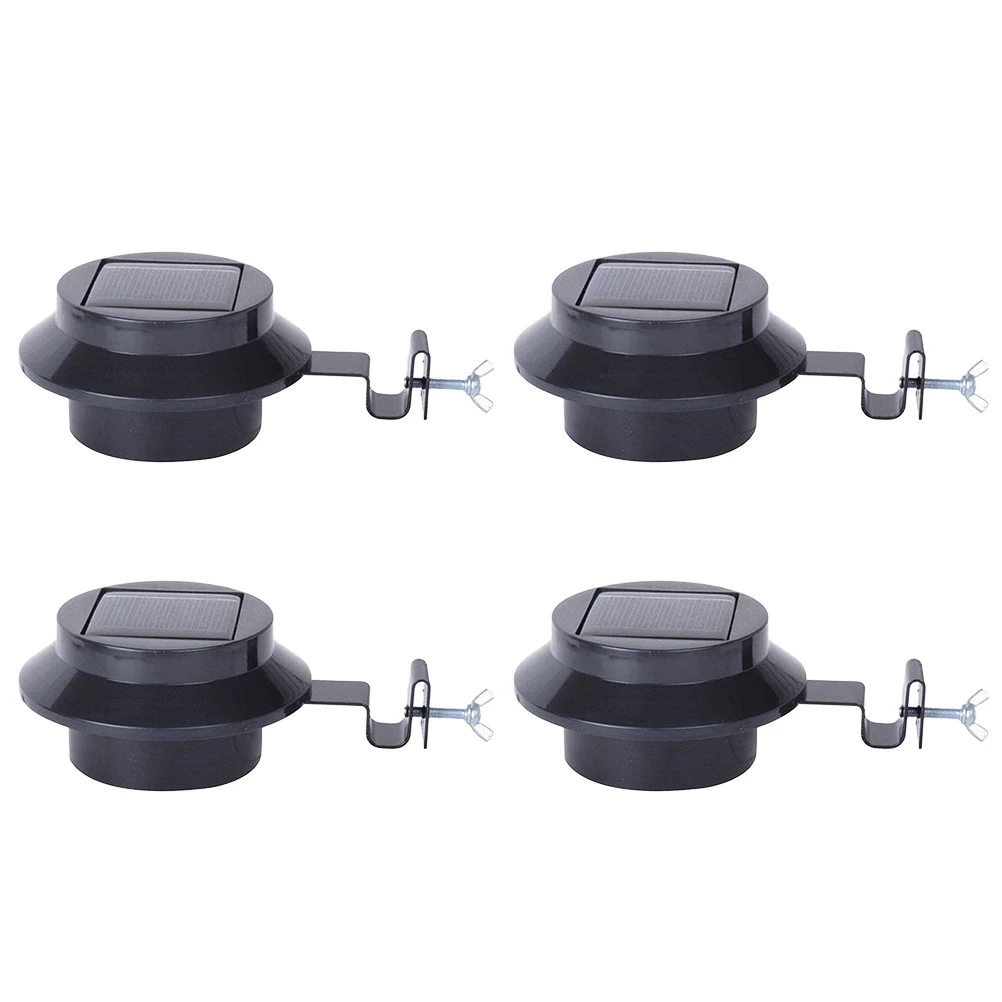 

4pcs Solar Fence Lights Outdoor Garden Waterproof LED Lighting Tools for Patios Paths Energy Saving Durable Easy Install