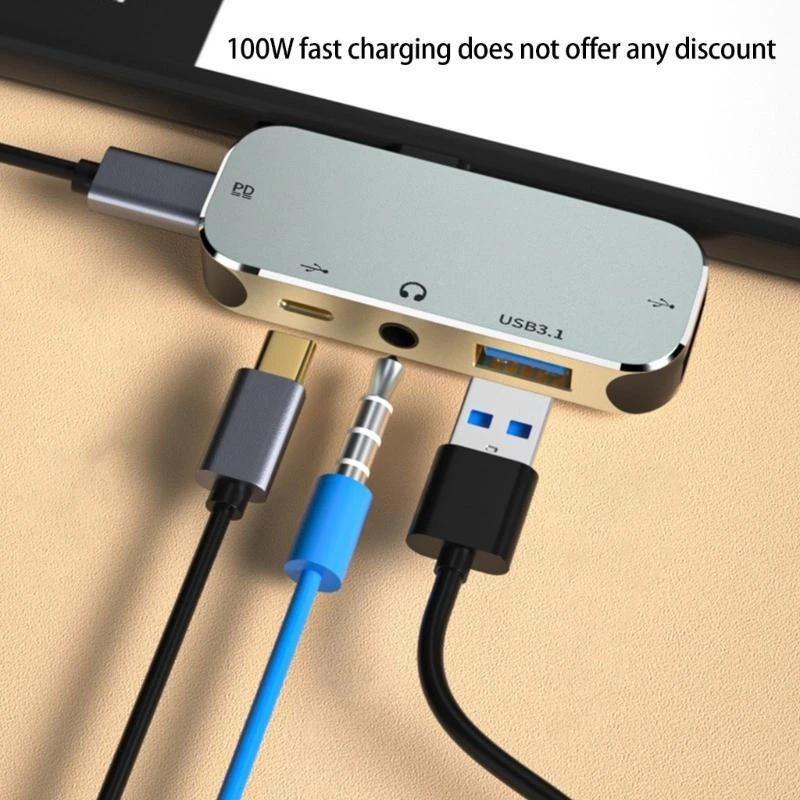 

Алюминиевые концентраторы USB типа C с выходом HDTV 4K при 30 Гц. Заглушки портов USB3.0. Совместимость с играми F19E.