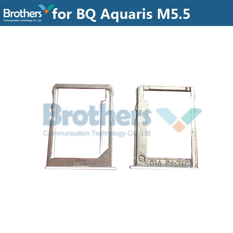 Tempat Kartu SIM untuk BQ Aquaris M5.5 Tempat Slot Kartu SIM untuk BQ Aquaris M5.5 Baki Slot Kartu SD Pengganti Ponsel Baru 1 Buah