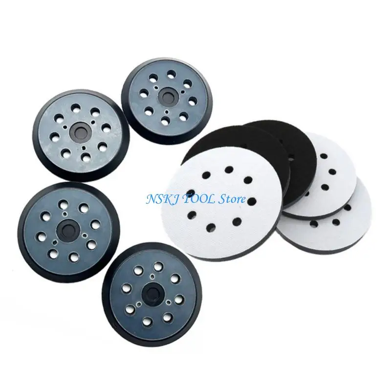 

L8RC 4.84Inch 8 Hole Replacement Pad for BO5041 M9202B 04 Quick Sandpaper Changes