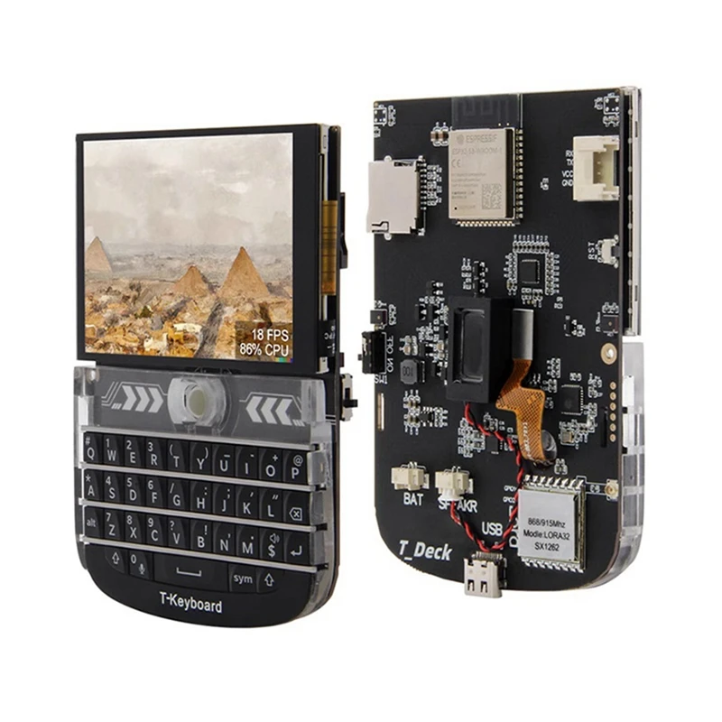 T-Deck ESP32-S3 Lora โมดูล 2.8 นิ้วจอแสดงผล LCD Development Board Blackberry คีย์บอร์ดสําหรับ LILYGO