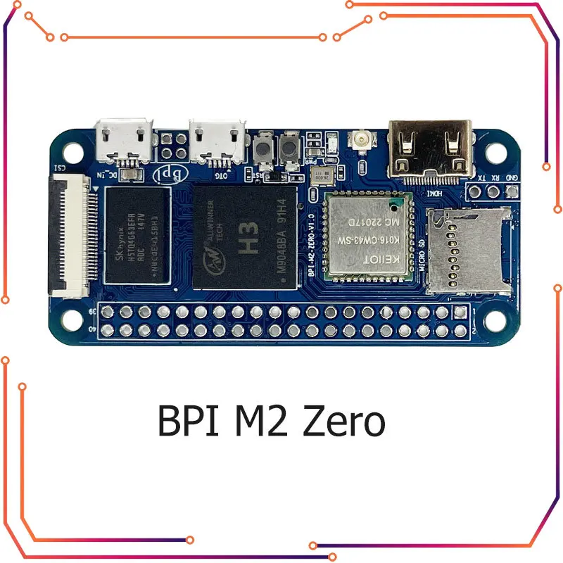 

MICROBOT Banana Pi M2 Zero BPI-M2 Zero All winner H3 Same Size as Raspberry Pi Zero 2 W