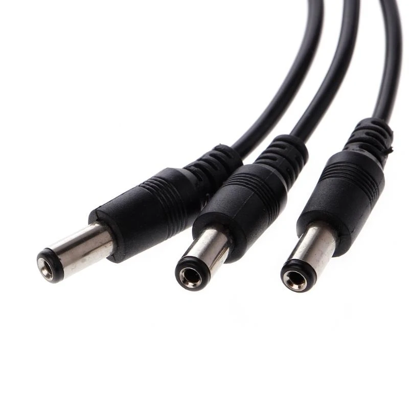 1 Female to 2/3/4/5 Male Plug 5.5x2.1mm Port 12V for DC Power Adapter Splitter C high quality