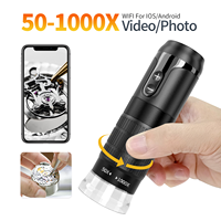 Digital Microscope Wireless Pocket Handheld USB Microscopes 50x-1000x Zoom Inspection Camera Compatible with iPhone Android PC