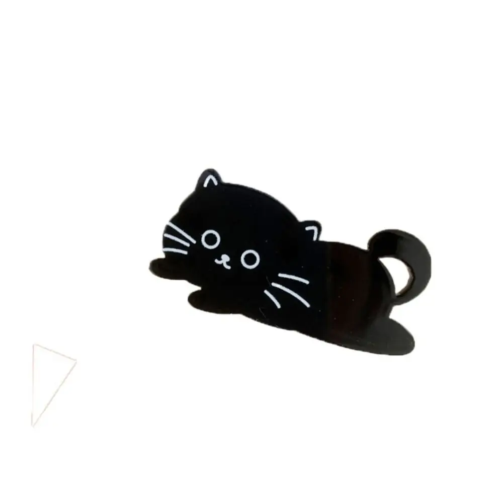 

Cute Cartoon Cat Hair Clip Colorful Acrylic Acetic Acid Hair Clip Korean Style Side Clip Cat Duckbill Clip Ladies