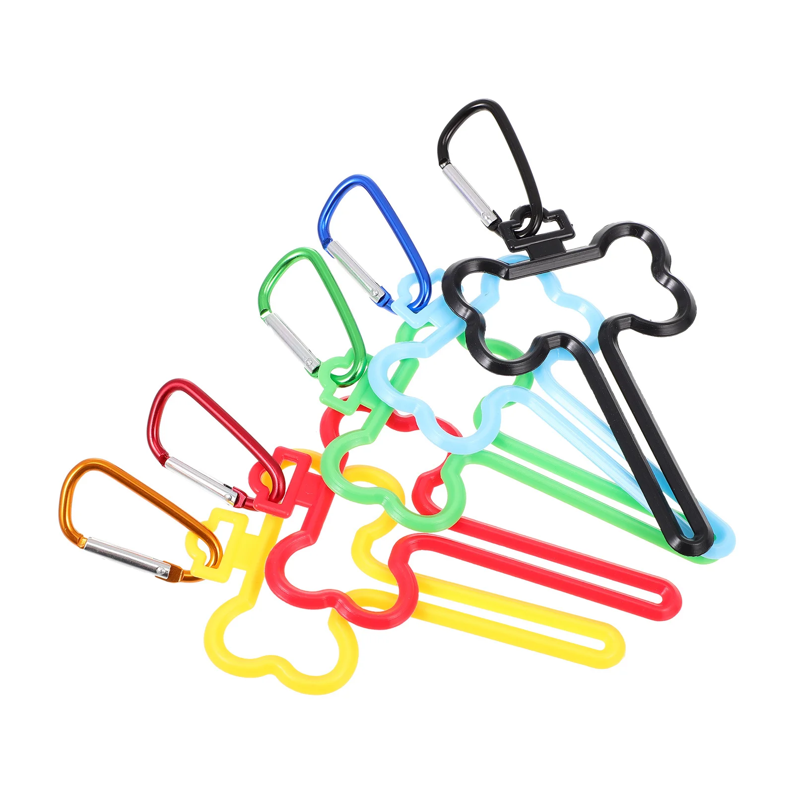 5 قطع من مشابك نفايات الحيوانات الأليفة خفيفة الوزن ومتينة للكلاب والمشي والسفر في الهواء الطلق متوافقة مع جميع أنواع المقود