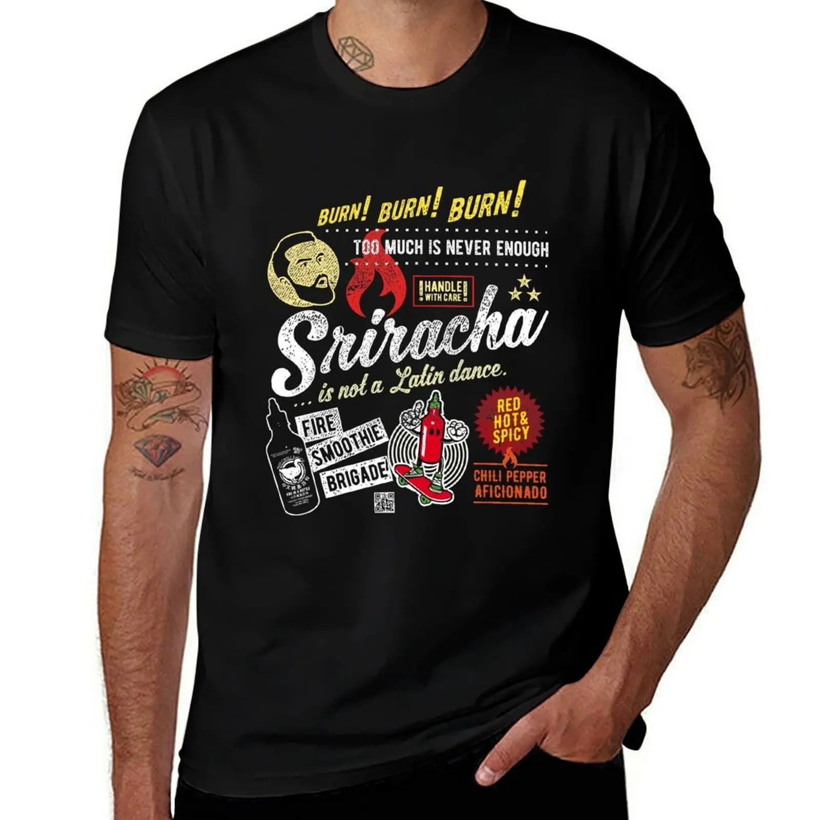 Sriracha is not a dance T-Shirt Water Resistant Casual T-Shirt