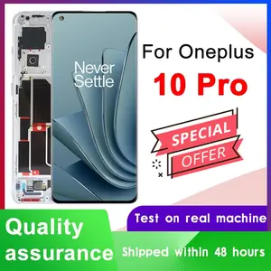 Bilashmart 6.7 Fluid AMOLED OnePlus 10 Pro Display Touch Screen Digitizer Assembly One Plus 10 Pro LCD NE2210 1+10 Pro