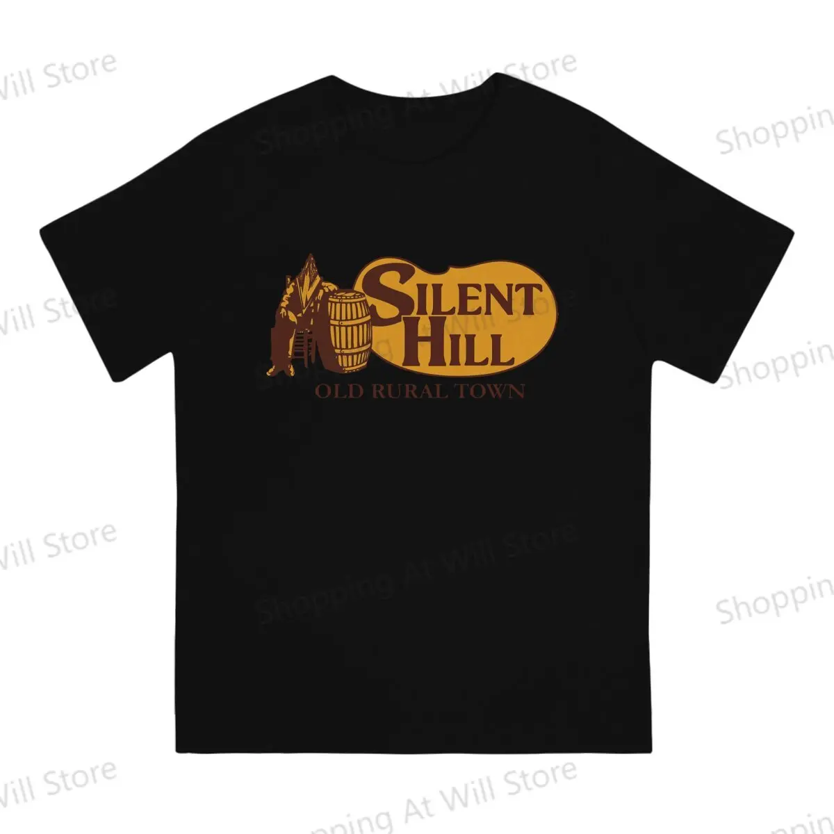 Hot selling in Summer men's and women's casual T-shirts  Silent Hill Cracker Barrel Summer top Street Clothing S-6XL