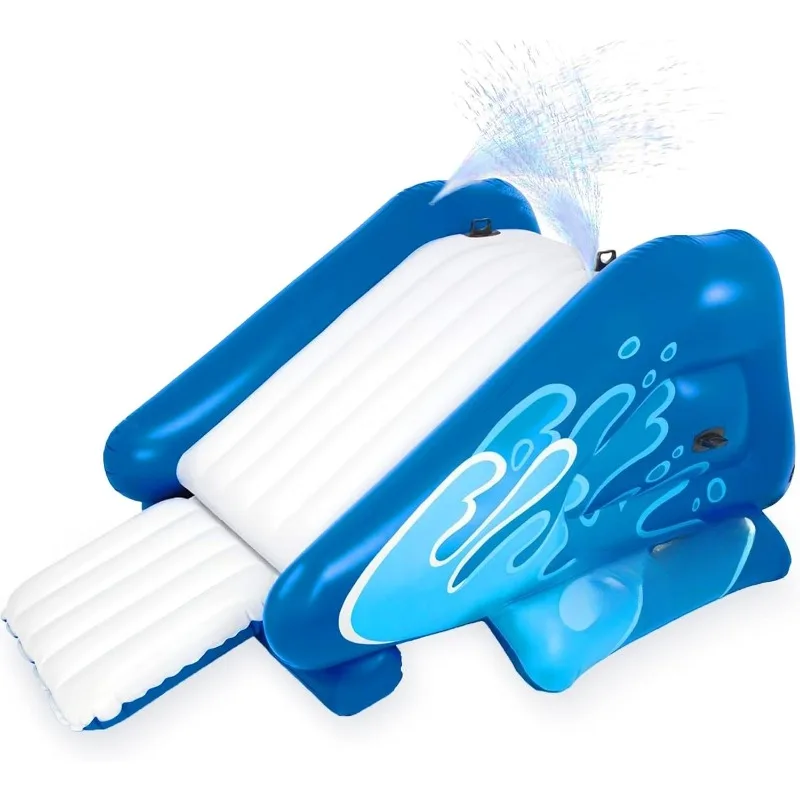 

Надувная водная горка Kool Splash, игровой центр для бассейна со встроенными опрыскивателями для детей и взрослых, возраст 6, Bl