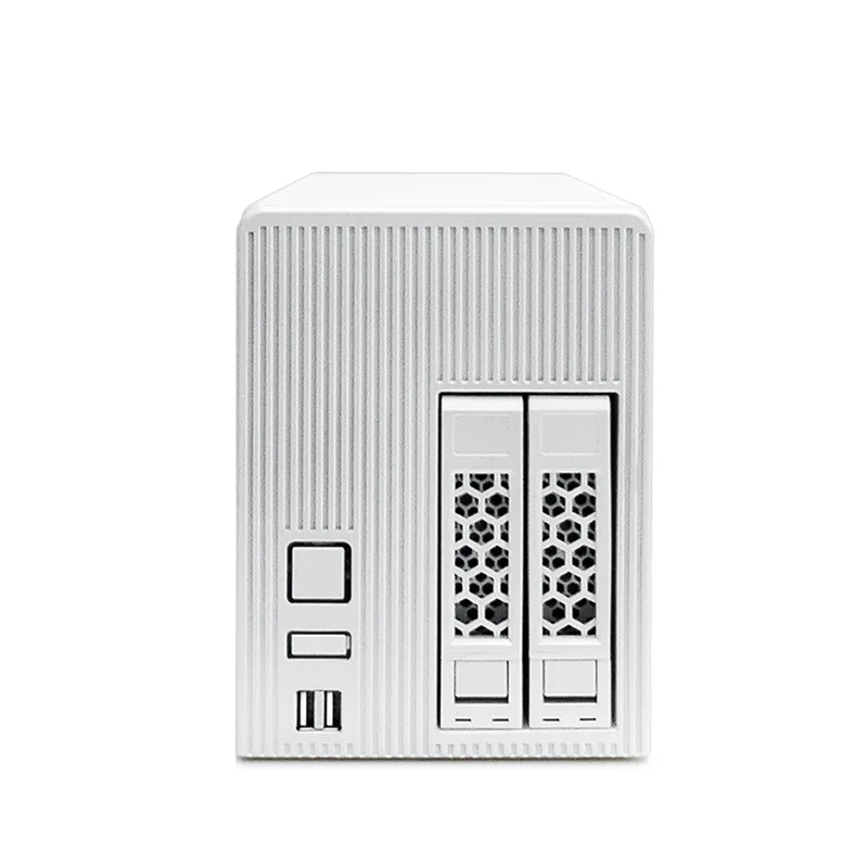 N100 CPU dual-disk cloud storage server hm76 home office personal private cloud NAS storage cloud disk supports RAID function