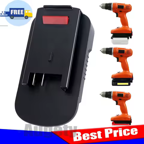 Battery Adapter Converter for Black &amp; Decker 20V Lithium Battery Convert to for Black Decker 18V NiCad &amp; NiMh Battery Power Tool