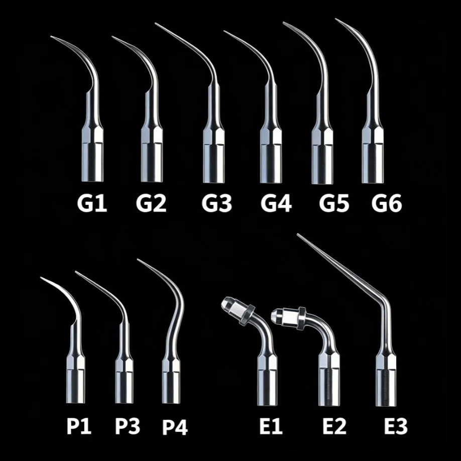 Ultrasonic Scaler Tips, Endodontic Treatment Needles, Universal Dental Ultrasonic Inserts, Multiple Specifications Optional