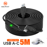 USB3.2 Gen1 VR Link Cable for Oculus Quest 3S 3 2/PICO Neo 3/PICO 4 Fast Charge 9V 2A Cable 5Gbps USB-C Data Cord VR Stream Line