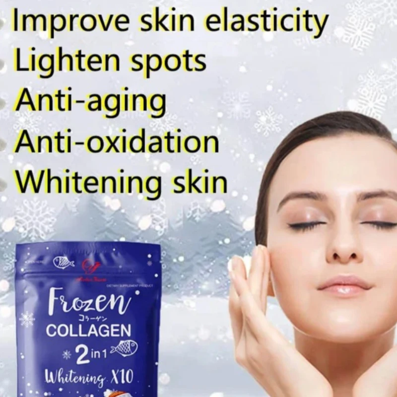 

Frozen collagen peptide two in one capsule for beauty and skincare, supplementing body nutrition, and improving body immunity