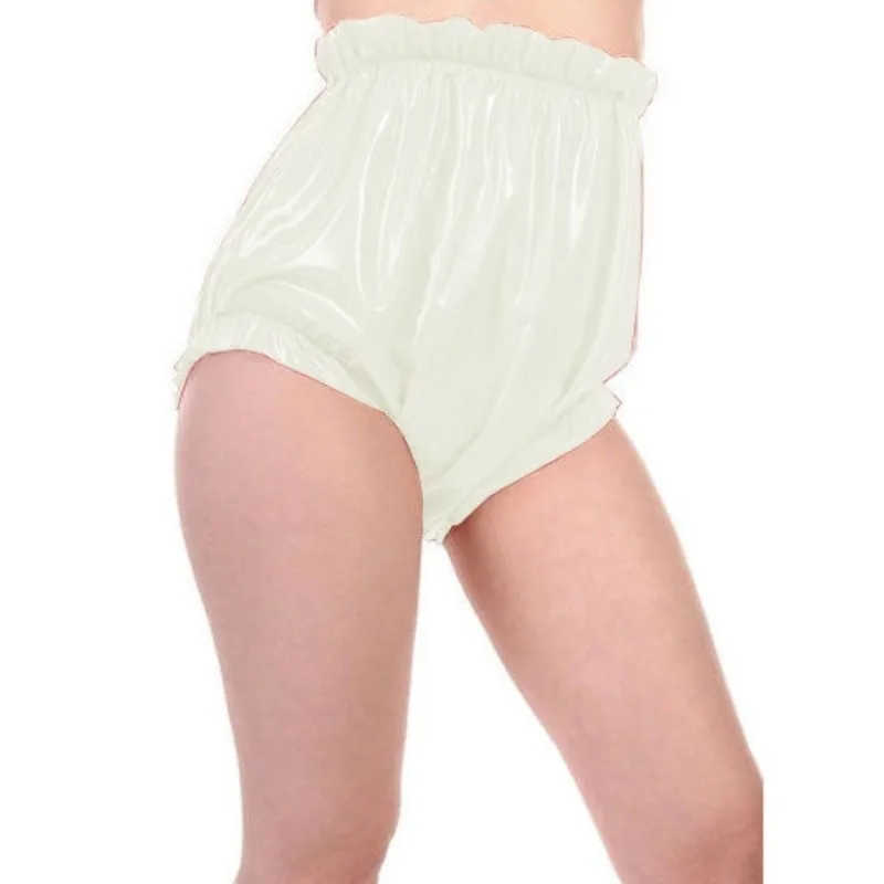 100 % Latex-Gummi, Damen-Fitness-Shorts, lockere, sexy Hose, Cosplay, Größe XS~XXL