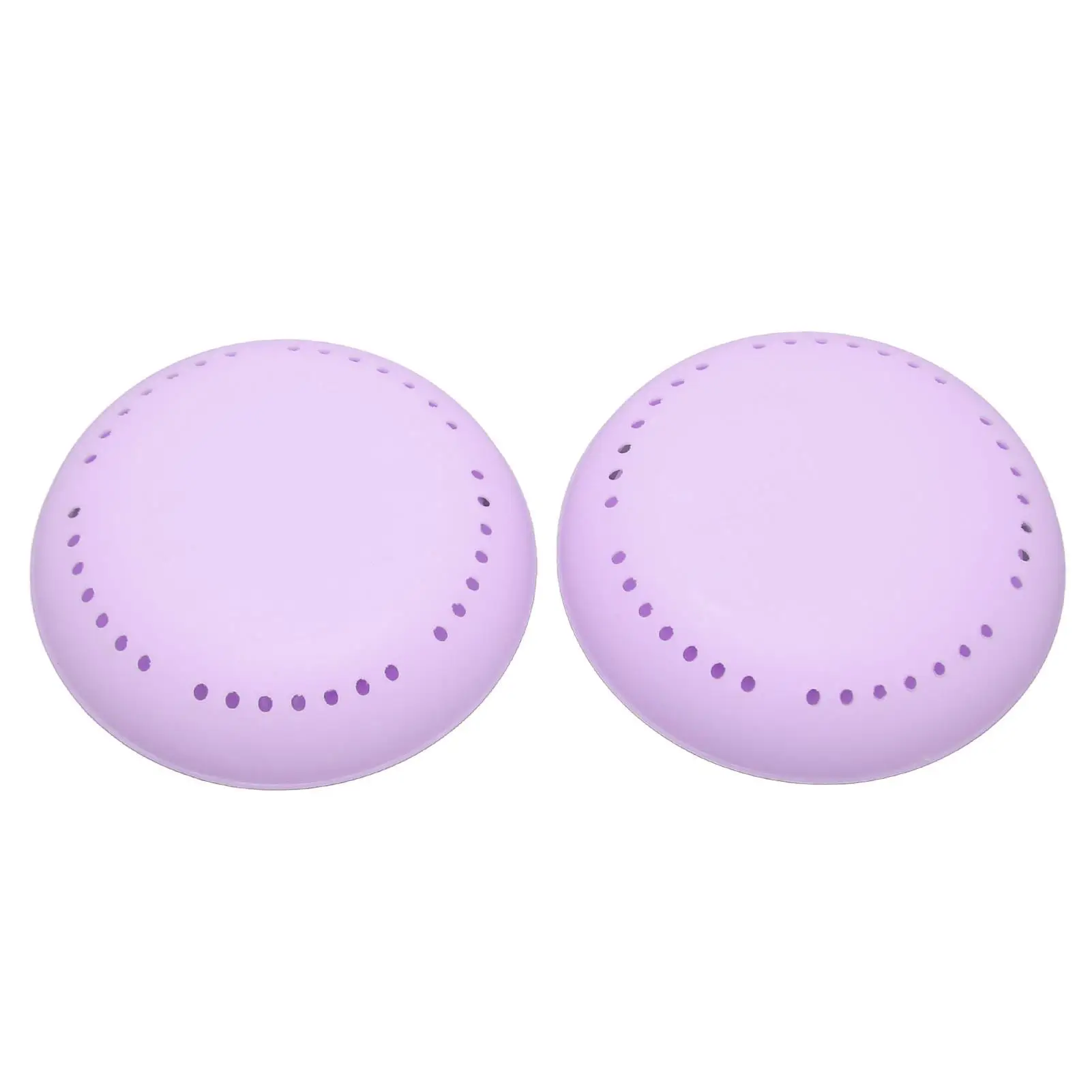 Round Purple Adhesive Fragrance Box with Replaceable Freshener Pad - Long Lasting Odor Eliminator for bedroom