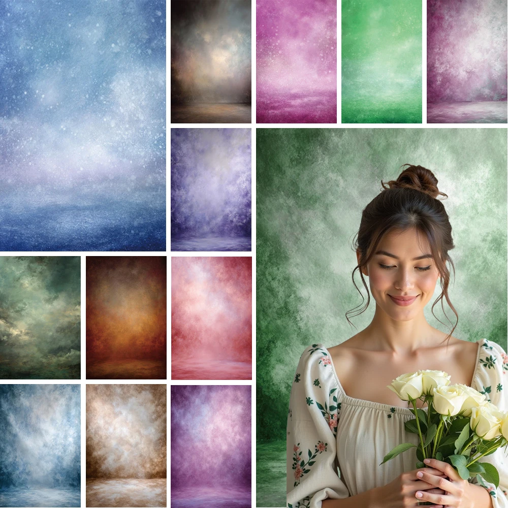 

MOON.QG Vintage Texture Gradient Photozone Photo Background Newborn Photography Props Backdrop Wall Shooting Props Accessories