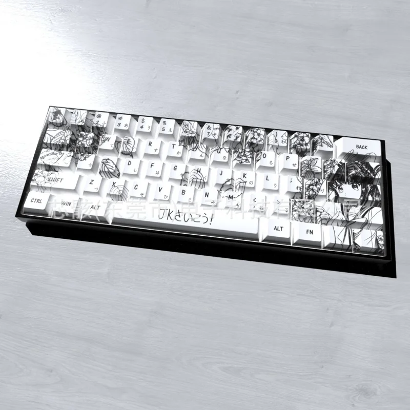 

JKGirl's KeycapPBTTranslucent material supportwooting EZ63MADE68 Hero68ND63Night Demon Key
