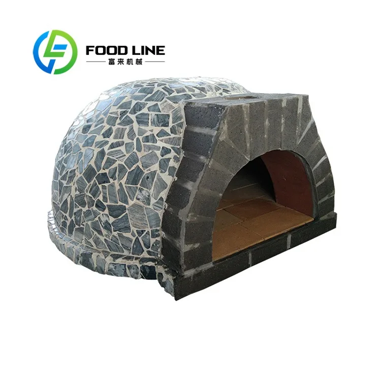 Horno de pizza de carbón a precio barato, horno de pizza de ladrillo de leña