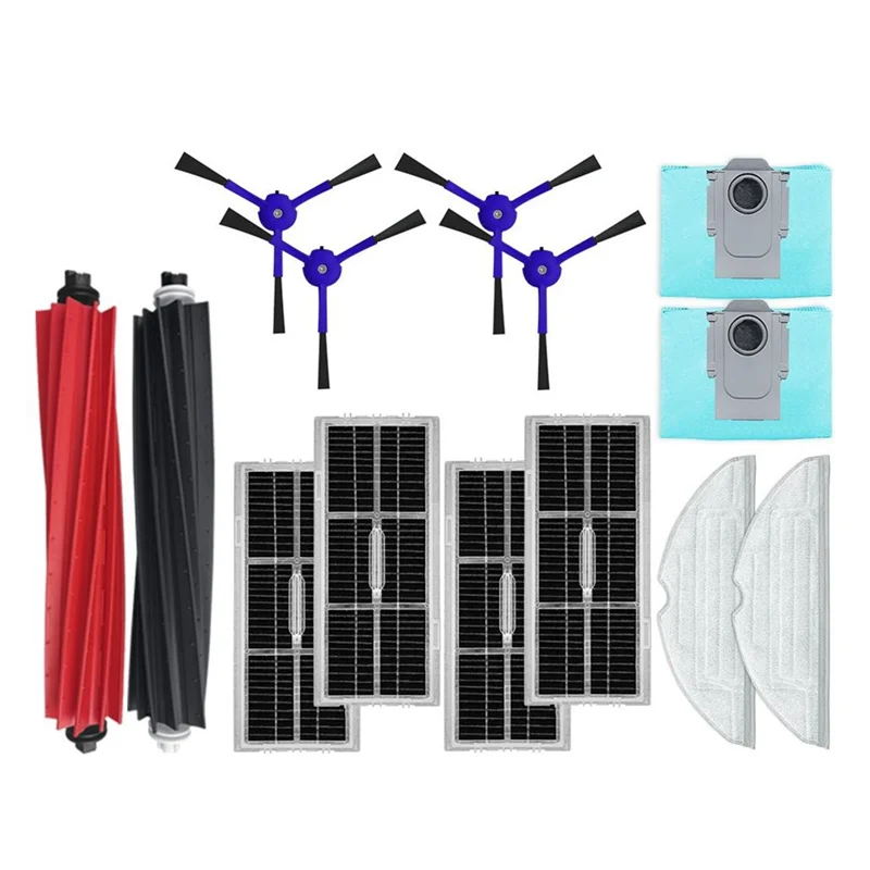 Voor Roborock S8 S8 + S8 PRO G20 HEPA Filters Hoofd/Zijborstel Mop Stofzak Robot Stofzuiger onderdelen Accessoires-A58E