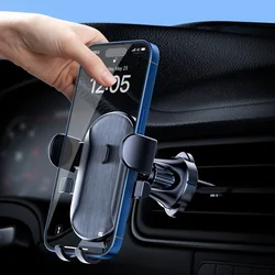 Universal Gravity Auto Phone Holder Car Air Vent Clip Mount Mobile Phone Holder CellPhone Stand Support For iPhone For Samsung