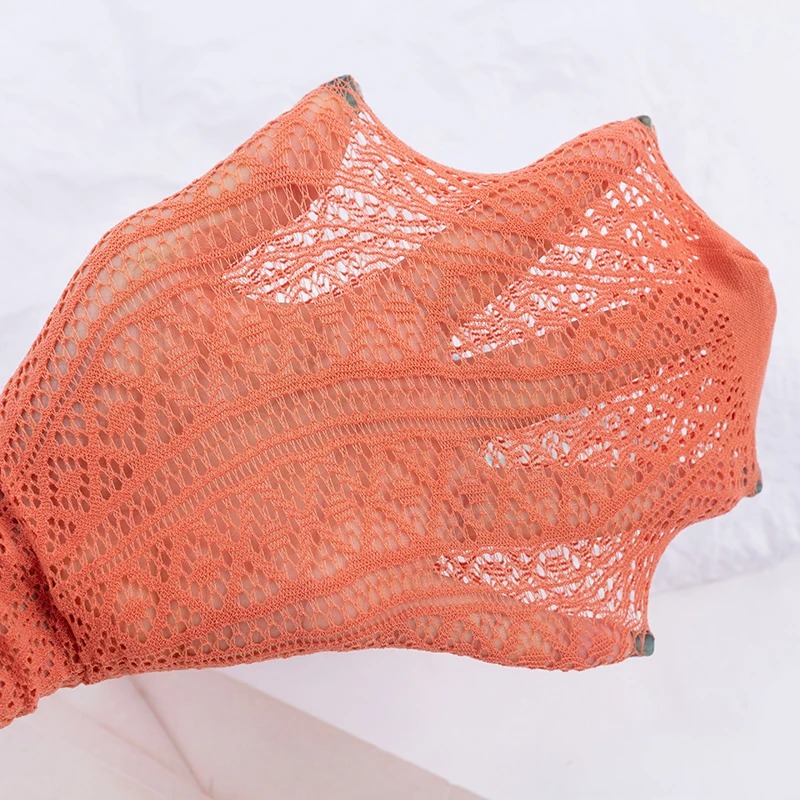 6-color lace side lengthened hollow mesh stockings baby long socks summer thin anti-mosquito  sunscreen breathable socks