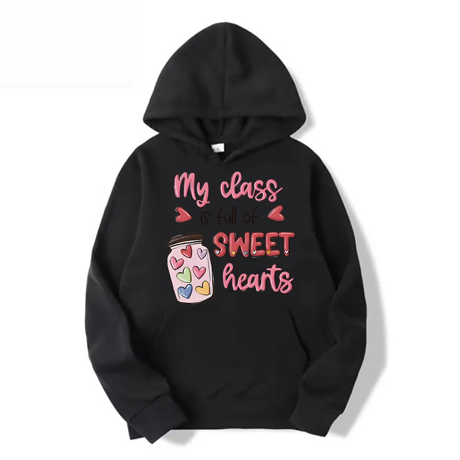 

Толстовка с круглым вырезом, длинным рукавом и шляпой с принтом, повседневная, теплая, стильная, тяжелая (вес ткани 220–320 г/м2)