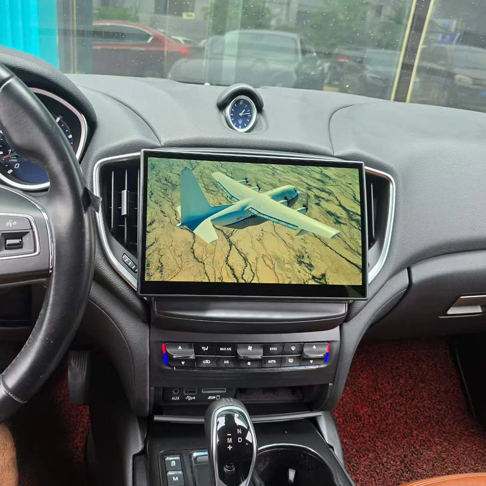 ZWNAV 2K QLED Touch Screen Car DVD Player for Maserati Ghibli Quattroporte Levante 2013-2017 4G LTE WIFI GPS Navigation Multimed