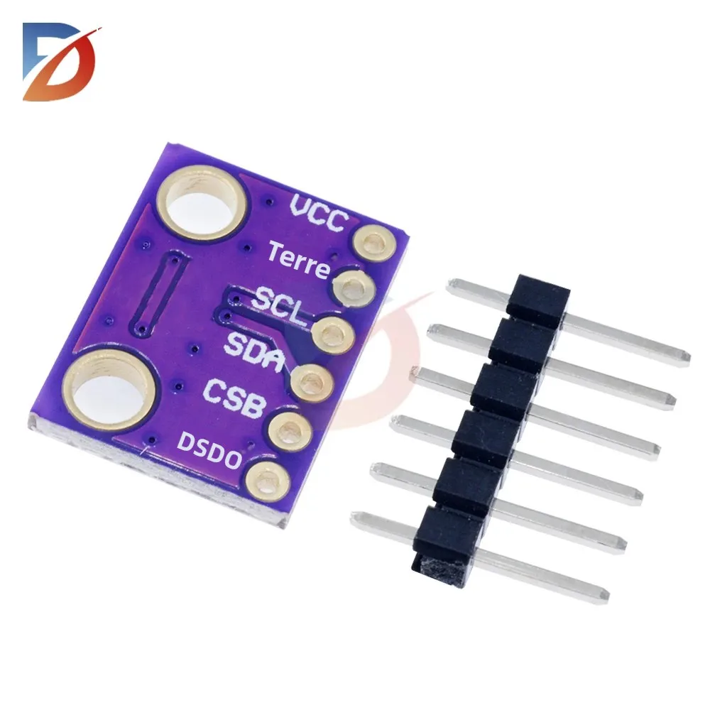 Module numérique BME280-3.3 BME280 BMP280-3.3V, capteur de pression barométrique et d'altitude, carte atmosphérique I2C pour Arduino BMP280