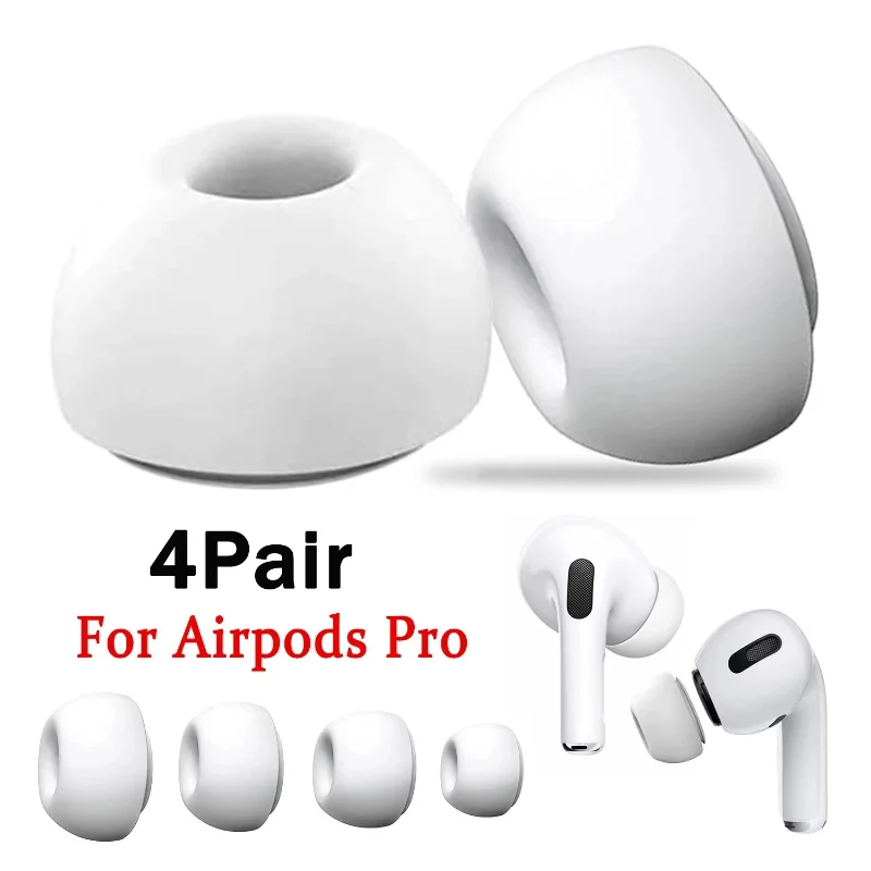 Weiche Silikon-Ohrstöpsel für Airpods Pro 1. 2. schützende Ohrhörer-Abdeckung mit Geräuschreduzierungsloch-Ohrpolster für Apple Airpods Pro