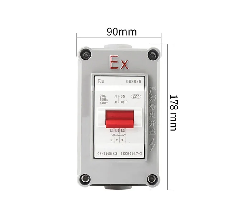 Explosion proof circuit breaker   20A