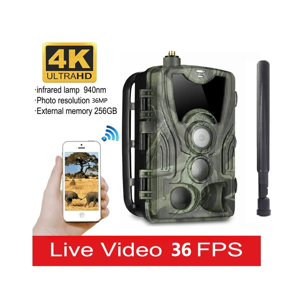 Cámara HC-801pro de fototrampeo 4K con conexión 4G y app móvil - imagen 3