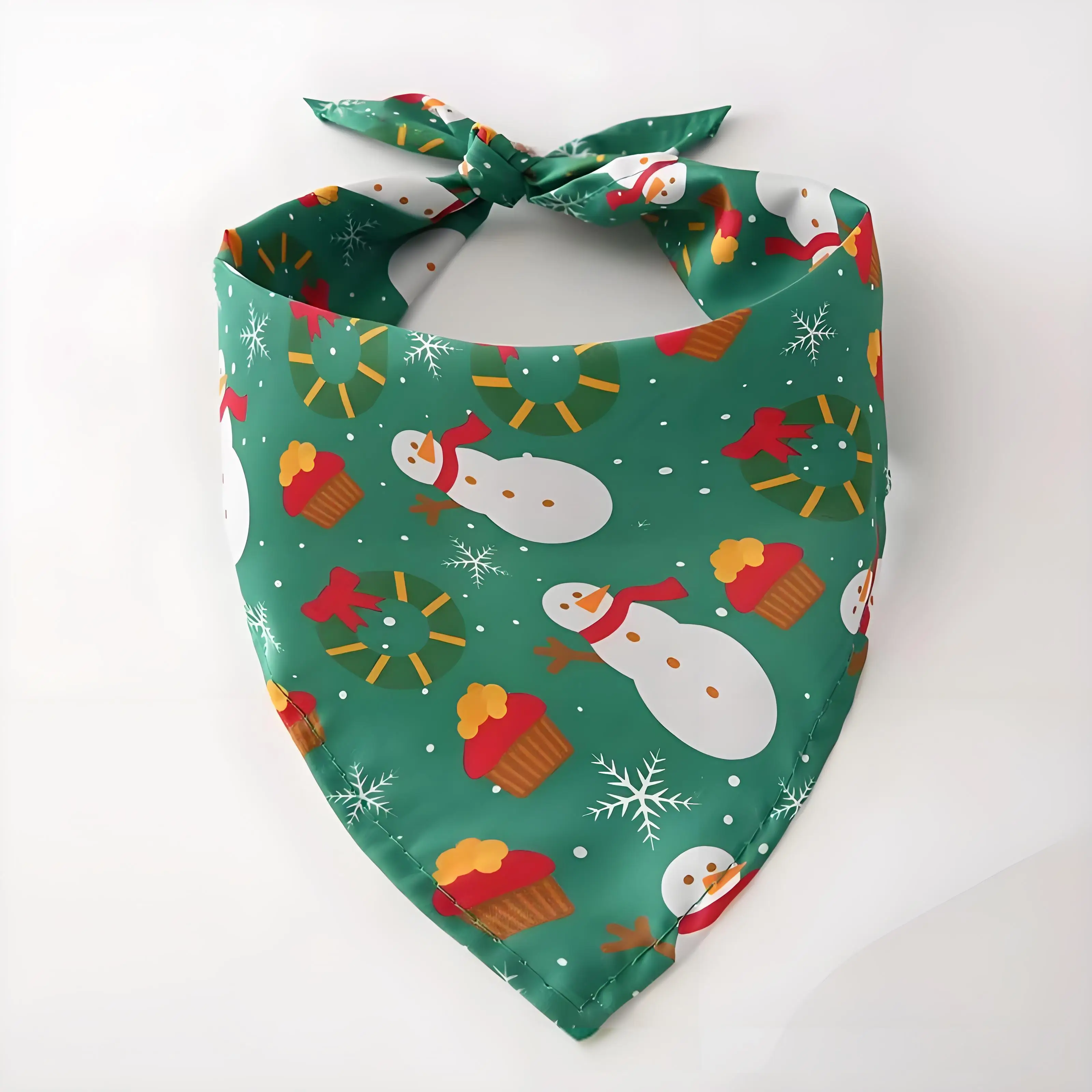 Christmas Pet Dog Bandana 5 Colors Cat Puppy Kerchief Pet Dog Accessories Pet Neckerchief Scarf Dog Saliva Towel All-Season