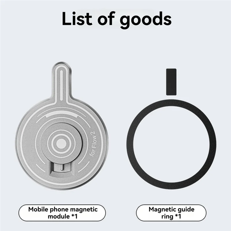 Mobile Phones Magnetic Module For Insta360 Flow 2 Pro For Magsafe Holder Handheld Stabilizer Quick Release Accessories,Requisite