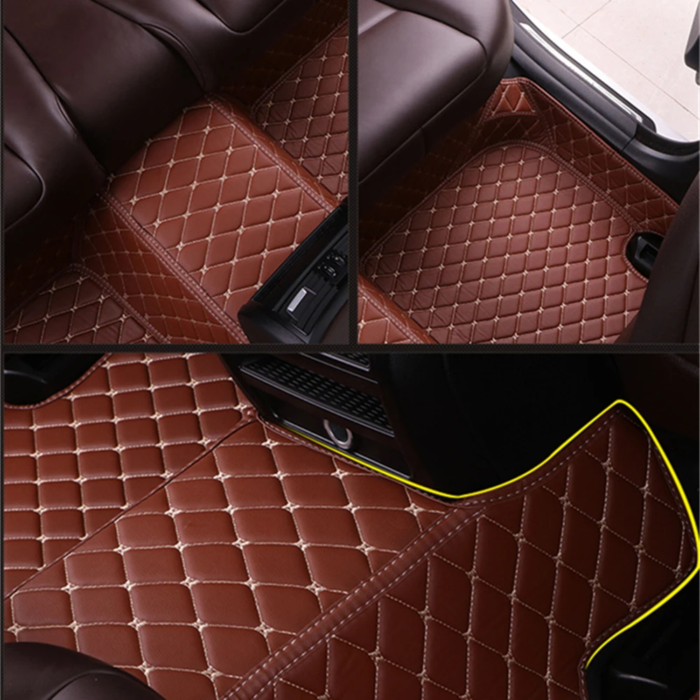 Car Floor Mats For Volkswagen VW GOLF Sportsvan 2020 2019 2018 2017 2016 Custom Fit FloorLiner Auto Foot Pads Carpet Cover Parts