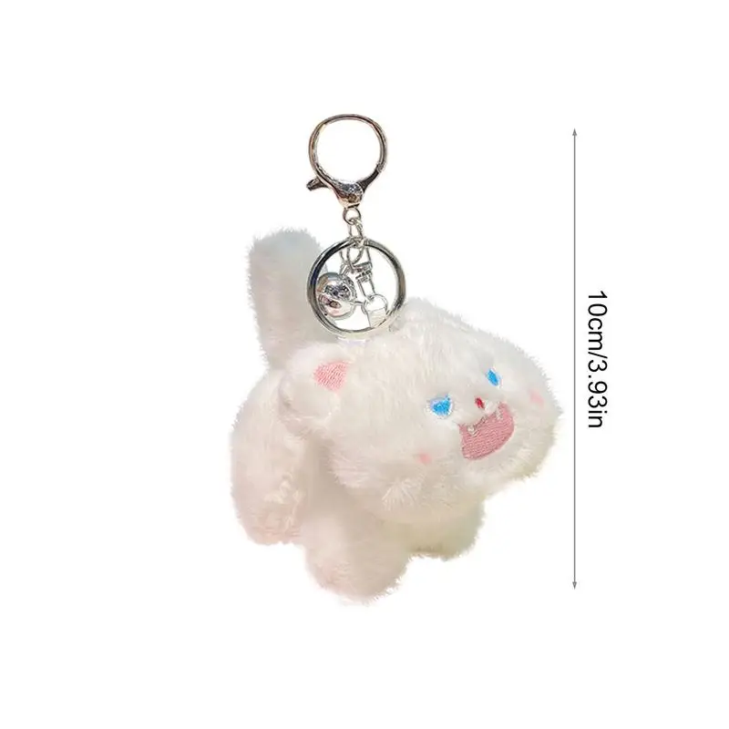 Cat Backpack Charm Adorable Kitten Plush Keychain Charm Cute Kitten Keyholder Backpack Pendant Cartoon Cat Keyring For Christmas