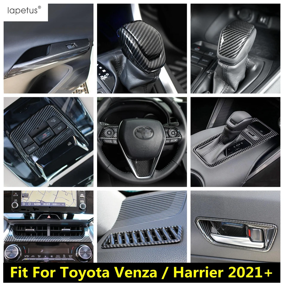 

Gear Shift Panel / Window Lift / Handle Bowl / Dashboard Frame Cover For Toyota Venza / Harrier 2021 - 2024 Accessories Interior