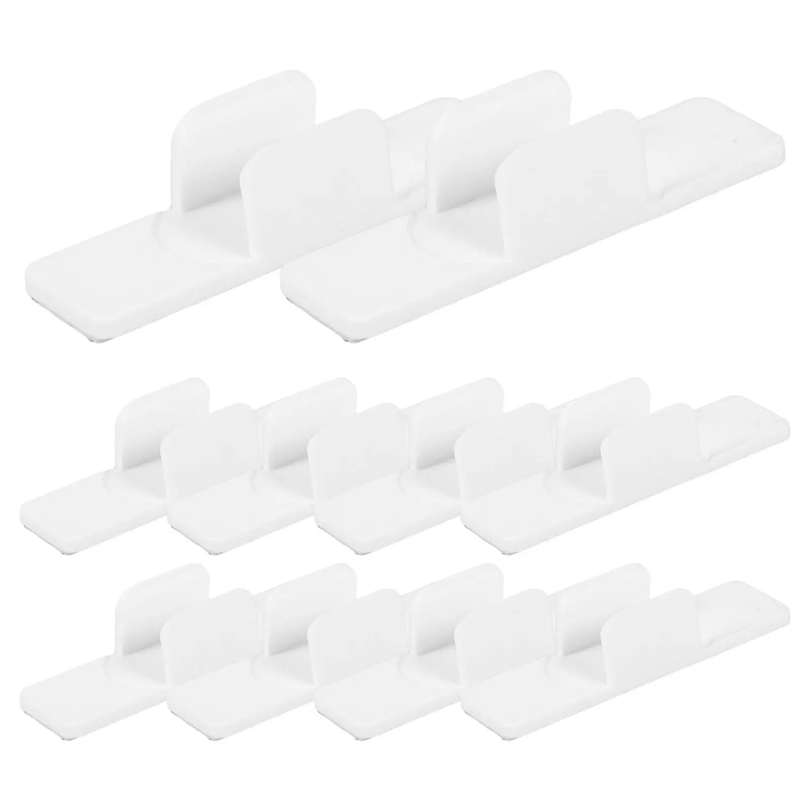 

20Pcs Pen Holder Clips Plastic Self-Adhesive Writing Pen Clamps for Office School Classroom Whiteboard Pencil Holder Accessories
