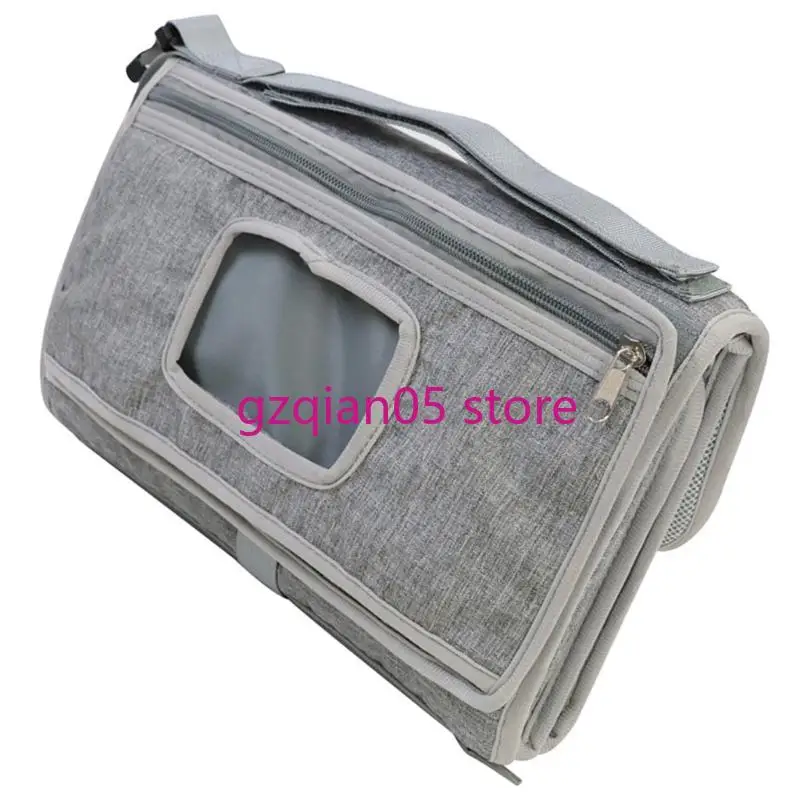 سجادة تغيير حفاضات الأطفال N7ME مع وسادة قابلة للفصل ومقاومة للماء بتصميم حيوان محايد