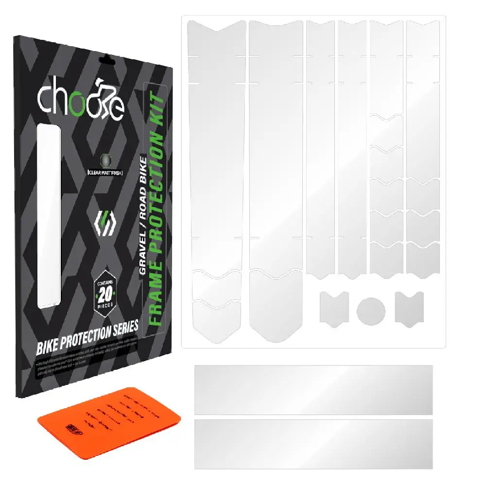 

Chooee Bicycle Frame Fork Protector Pad, Bike Scratch-Resistant Protective Stickers, Mountain Road DH Cycling Adhesive Film